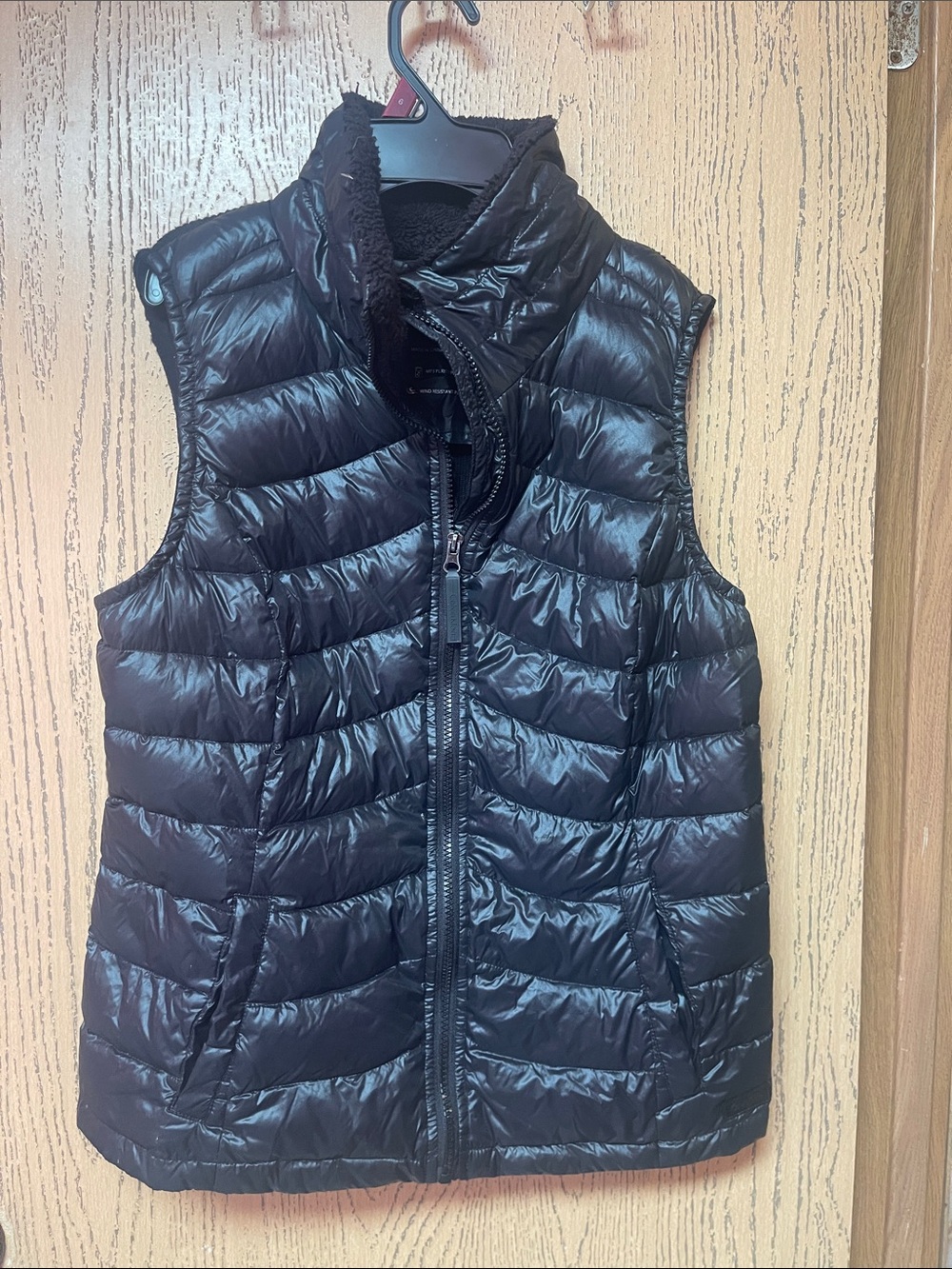 Calvin Klein Shiny Black Quilted Puffer Vest